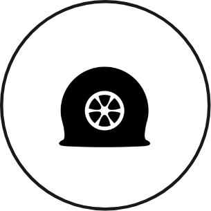 タイヤパンク